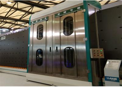 China Silencer System Vertical Glass Cleaning Machine , Low-E Glass Glass Dryer Machine for sale