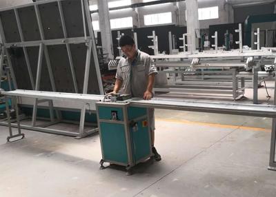 China Flexibler Aluminiumausschnitt sah Maschinen, lärmarme isolierende Glasfertigungsstraße zu verkaufen