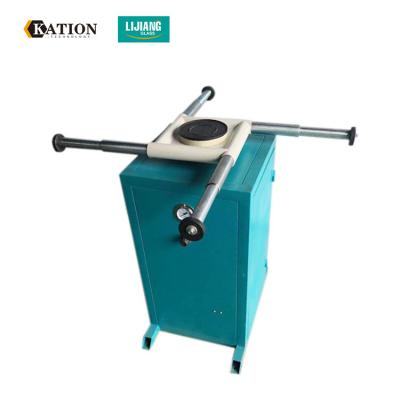 China Glass Rotating Table Manual Sealing Pump Machine For Insulating Glass Hollow Glaszing for sale
