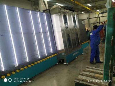 China OEM Vertical Glass Washing Machine For Washing And Drying Flat Glass for sale