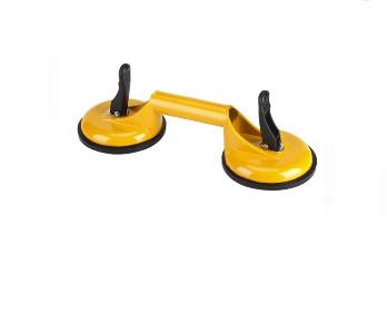 China Yellow Horizontal 90KG Stainless Steel Suction Cups for sale