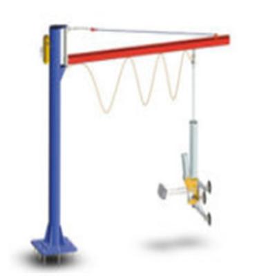 China Glass Hoist Lifting Equipment Suction Cups Four Suction Pneumatic Glass Vacuum Lifter for sale