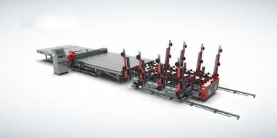 China High-Teche Schnitttabelle der Hochgeschwindigkeits-Glasschneiden-Maschine CNC-200m/min zu verkaufen