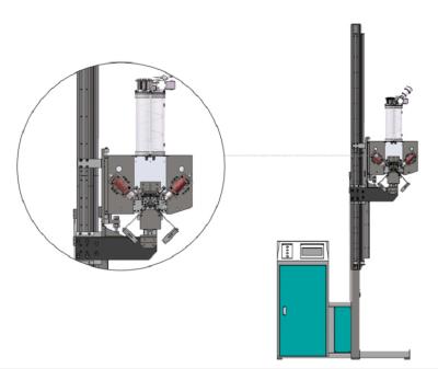 China Manual Semi Automatic Desiccant Filling Machine For Insulated Glass Manufacturing for sale