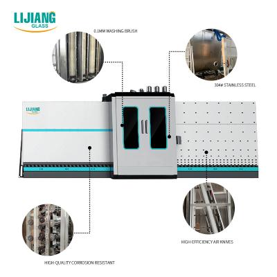 China lavadora de cristal industrial de la lavadora de cristal vertical 2-10m/min en venta