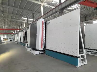 China Jumbo Size Auto Double Glazing Glass Processing Line With Sealing Robot for sale