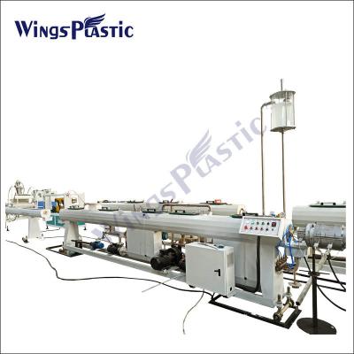 China Tubo eléctrico plástico de la máquina PE del extrusor del tubo del HDPE PE que hace la máquina en venta