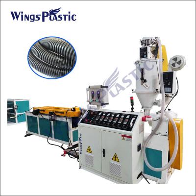 China PVC PA Plastic Pipe Extrusion Line Flexible Conduits PP PE Pipe Extruder for sale