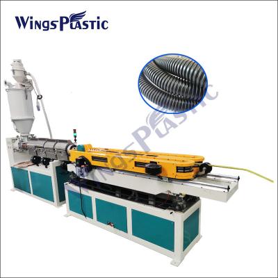 China Flexible Pvc Pipe Manufacturing Machine HDPE Single Wall Conduit Making Machine for sale