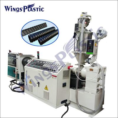China 50-150mm PE Corrugated Pipe Production Line Corrugated Pipe Forming Machine for sale