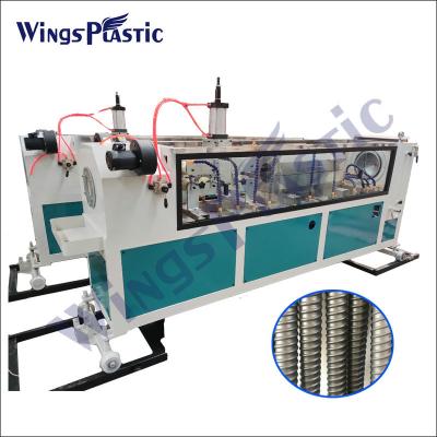 China HDPE Spiral Duct Tube Extrusion Line PE Pvc Corrugated Pipe Maker Machine for sale