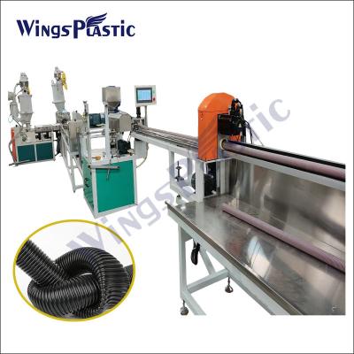 China Automatic Flexible Wrapping Tube EVA LDPE Vacuum Cleaner Hose Extruder Equipment for sale