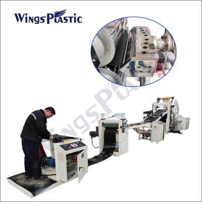 Chine Machine en plastique d'extrusion de feuille de PVC de HANCHES de LDPE de HDPE de machine d'extrudeuse de feuille de vis simple à vendre
