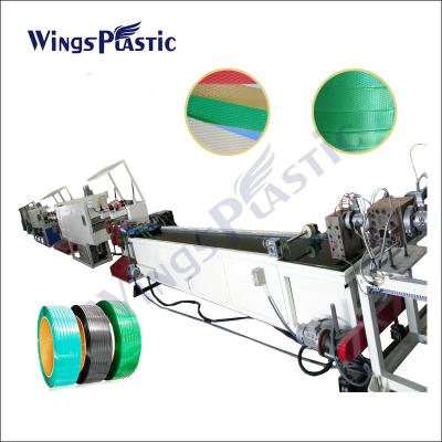 China Máquina para la fabricación de tiras de embalaje de plástico, línea de extrusión de tiras PP PET en venta