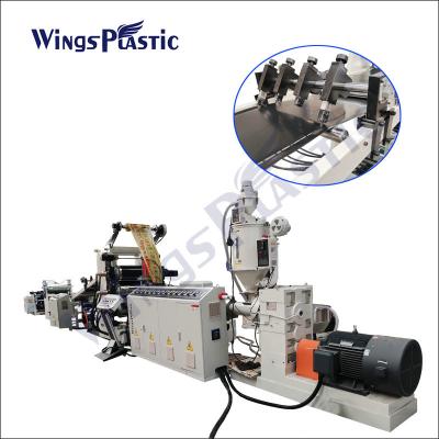 China LDPE Plastic Sheet Extruder Machine HDPE PP PET Sheet Extrusion Line for sale