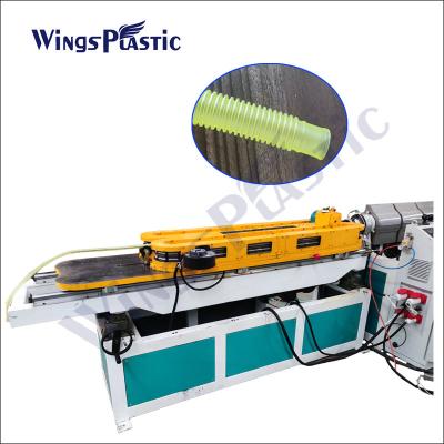 China PP PE PVC EVA PA Plastic Corrugated Pipe Extrusion Line/Plastic Corrugated Pipe Extrusion Machine for sale