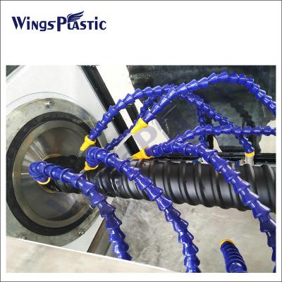 중국 PE Prestress Corrugated Pipe Extrusion Line  Rigid PE Corrugated Pipe Extruder Machine 판매용