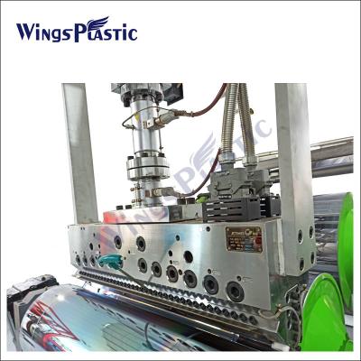 China Transparent Plastic Sheet Extruder Machine For PET PP EVA PS PC Sheet Film for sale