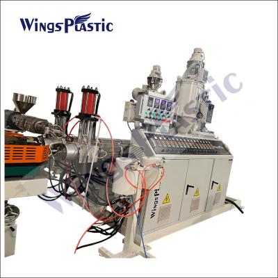 中国 Air Fans Water Cooling PE Corrugated Pipe Production Line 37KW Extruder Power 販売のため