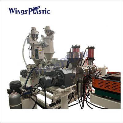 China PVC HDPE PE PP PA Single Double Wall Corrugated Electric Conduit Pipe Extruder for sale