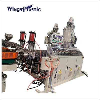 China High Speed HDPE Double Wall Corrugated Pipe Production Line Plastic Extruder DWC Pipe Making Machine for sale
