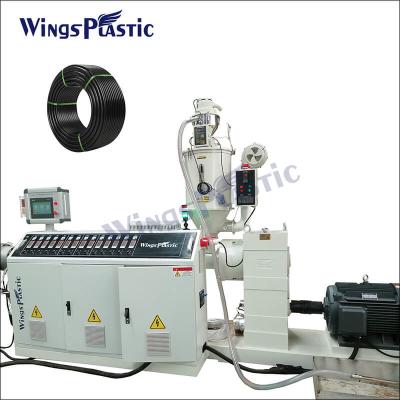 China 5-200mm de plástico HDPE PE PP línea de producción de extrusión de tuberías de PE máquina de fabricación de tuberías en venta