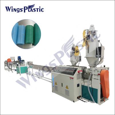 China Plastic Vacuum Cleaner Tube Making Machine Plastic Spiral Corrugated Pipe Machine for sale