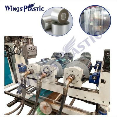 China PET PS PC Plate Making Machine Plastic Soft Curtain Sheet Extrusion Machine for sale