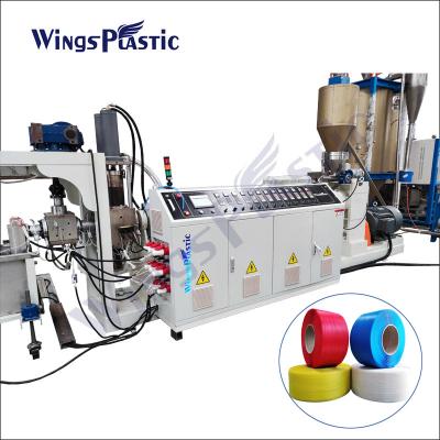 Cina Plastico PET Poliester Strapping Strap Band Belt Manufacturing Making Extrusion Machine in vendita