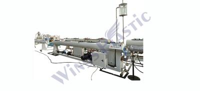 China PLC Control Small PE HDPE PPR MPP Electrical Pipe Extrusion Line for sale