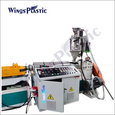 China Máquina de fabricação de mangueiras flexíveis de plástico PP PE PA PVC Linha de produção de extrusão de tubos ondulados de parede única à venda