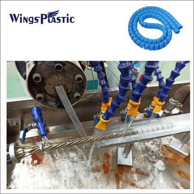 Κίνα Spring Winding Hose Protector Making Machine Flexible Spiral PP Hose Guard Extrusion Machine προς πώληση