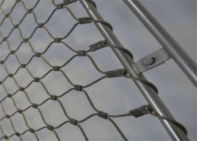 China Square Polished Wire Rope Mesh Packing Rolls Or Panels 0.5mm-2.5mm for sale