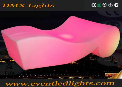 Chine La couleur de RVB a illuminé les Tableaux menés par magie colorée rougeoyants extérieurs et les chaises de plage légère pour la barre à vendre