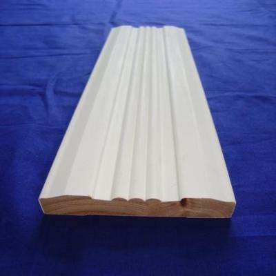 China Guarnição de madeira interior a favor do meio ambiente, embalagem de porta de madeira branca à venda