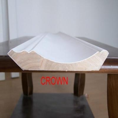 China Customized Size Wood Crown Molding , MDF Crown Molding For Building Decration for sale
