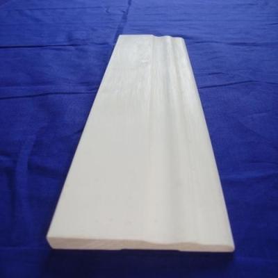 China Indoor Decoration Use Wood Baseboard Molding DG4008 Customized Color for sale