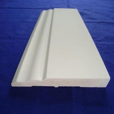 China Aging Resistance Wood Baseboard Trim , Solid Wood Baseboard Diverse Style for sale