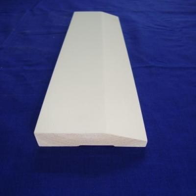 China Moisture Resistant Interior Door Stop Molding , White Baseboard Trim for sale
