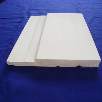 China White Wood Window Molding , Interior Window Frame For Building Ornament DG8101 for sale