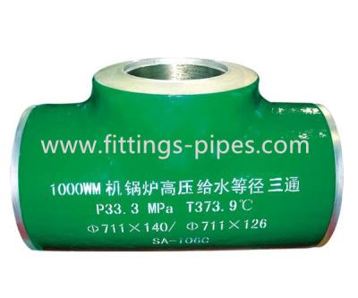 China A234GR WP11-S Alloy Seamless Steel Pipe Tee Fitting 16 