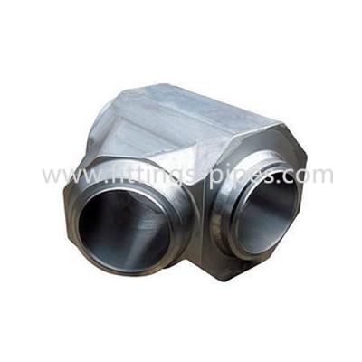 China A234.WP22-S Alloy Steel Seamless Pipe Tee Forged Square 2-1/2 