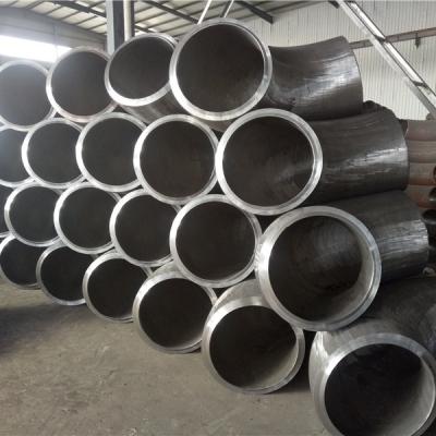 China Codo de la tubería de acero de la soldadura de extremo Sch40 ANSI B16.9 de 90 grados para el sistema de aceite en venta
