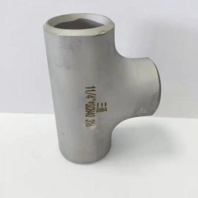 China Astm A403 Alloy Steel Fittings , 310s 904l 2205 Stainless Steel Equal Tee for sale