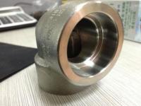 China 90 graus forjaram o cotovelo 1 dos encaixes de tubulação de aço/2 polegadas Npt A182 F11 à venda