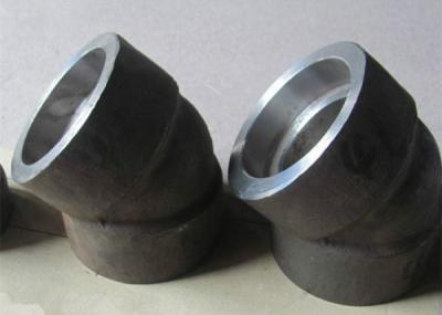 China Forged Steel 45 Degree Elbow Fitting 4 Inch Asme B16.11 Uns N4400 Material for sale