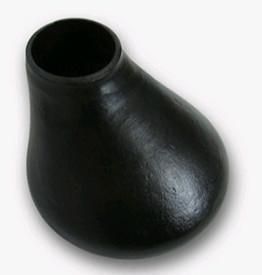 China A234 Wpb Steel Pipe Reducer , Black Painting Eccentric Butt Weld Reducer for sale