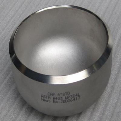 China Asme B16.9 Stainless Steel Pipe Fittings Cap Buttweld 24 Inch for sale