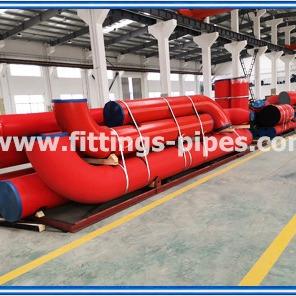 China ODM High Pressure Piping , power plant pipeline dn400 A234 Wp22 Wp91 Wp92 for sale
