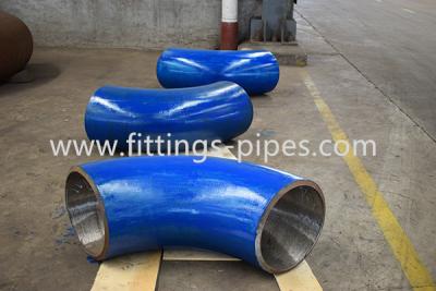 China Seamless Steel Pipe Elbow , A335 P11 P22 Sch5s 90 Degree Lr Elbow for sale